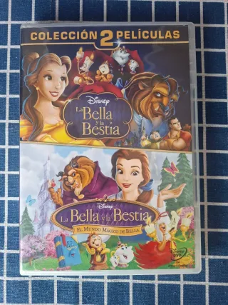 2 DVDs LA BELLA Y LA BESTIA ORIGINAL OFICIAL