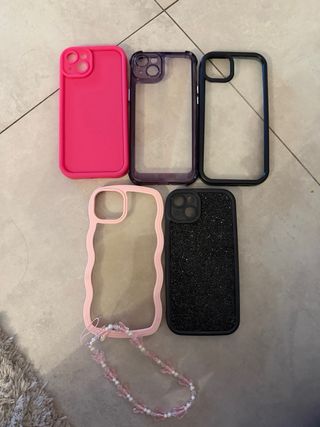 iPhone 15 Plus Rosa + Fundas