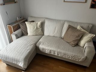 Sofá Chaiselongue Beige