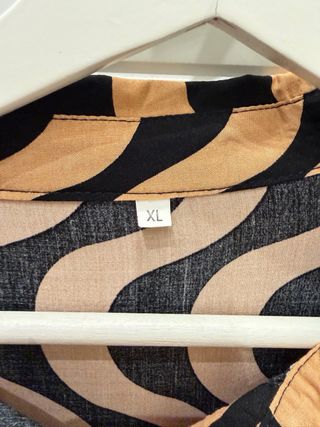 Vestido retro estampado geométrico