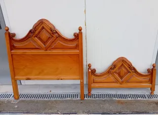 Cabecero de cama de madera