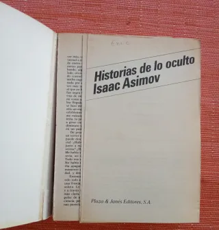 Historias de Lo Oculto de Isaac Asimov