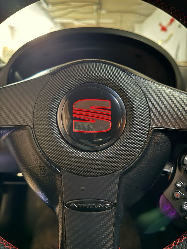 Pegatina Emblema Volante Seat Leon 1/2 Ibiza 6L