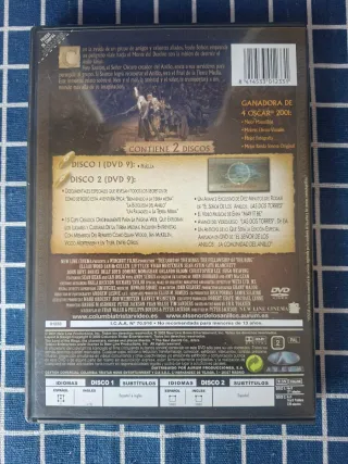 DVD LA COMUNIDAD DEL ANILLO ORIGINAL OFICIAL