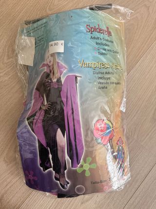 Disfraz Vampira Spiderella Talla S