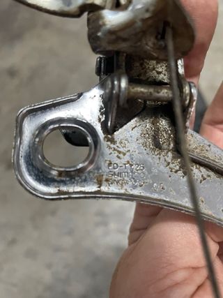 Manillar, bielas y desviador delante  bici montaña