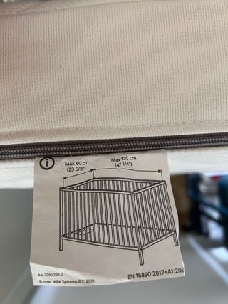 Colchón Cuna Ikea 60x120