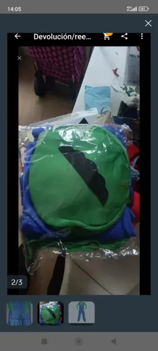 Disfraz Luigi Adulto Talla M