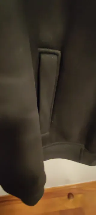 Cazadora Zara borreguito negra hombre