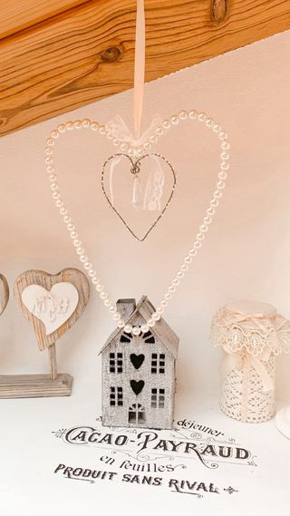 Cuore di perle shabby – romantic handemade