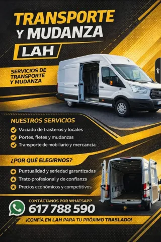 Baceado de trasteros y mudanzas