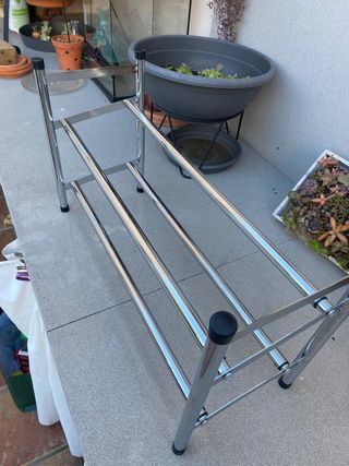 Zapatero de acero 2 alturas