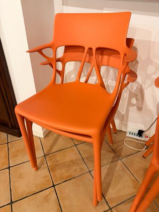 4 Sedie Kartell Ai Arancioni