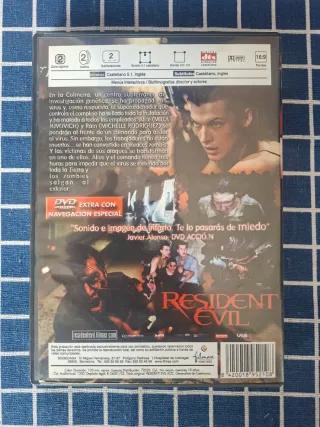 DVD RESIDENT EVIL EDICIÓN LIMITADA ORIGINAL