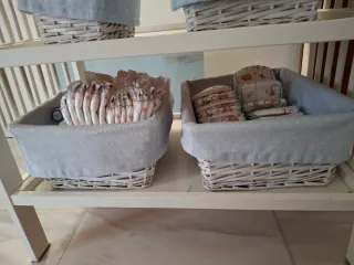 Cambiador Bebé IKEA Gulliver Blanco con cestas