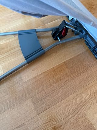 Hamaca bebé Babybjörn gris tejido 3D