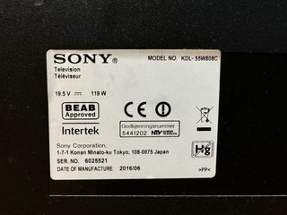 Televisor sony polarizado