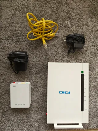 Router DIGI ZTE ZXHN H3600 y GPON ONT ZXHN F601