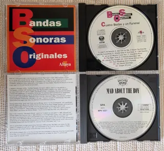 5 CDs Bandas Sonoras Películas y Anuncios
