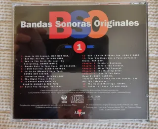 5 CDs Bandas Sonoras Películas y Anuncios