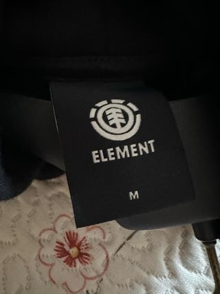 Sudadera Element Negra Talla M