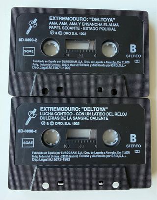 Casete Extremoduro Deltoya (2 uds)