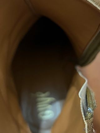 Stivaletto Ovye' beige/verde oliva