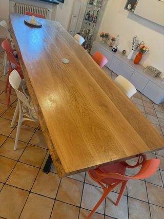 Tavolo Rovere Massello Artigianale fatto a mano