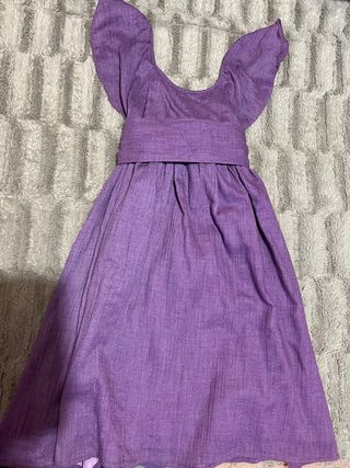 Vestido morado niña 10 años
