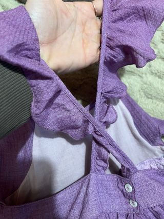 Vestido morado niña 10 años