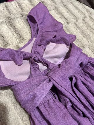 Vestido morado niña 10 años