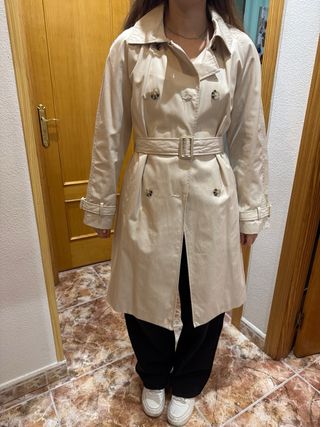 Gabardina Beige Stradivarius