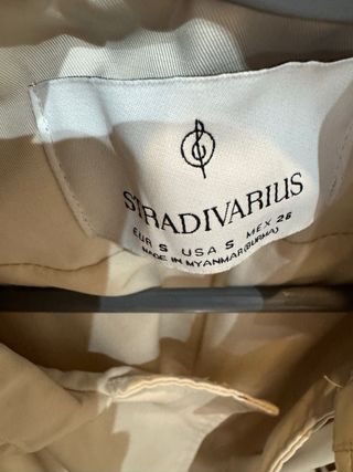 Gabardina Beige Stradivarius