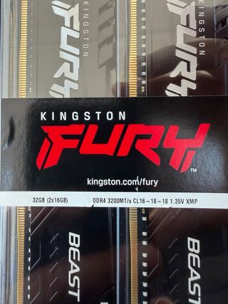 Kingston Fury Beast DDR4 32GB (2x16GB) 3200MHz