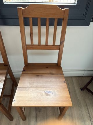 Pack 3 Sillas de Madera