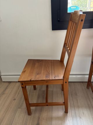 Pack 3 Sillas de Madera