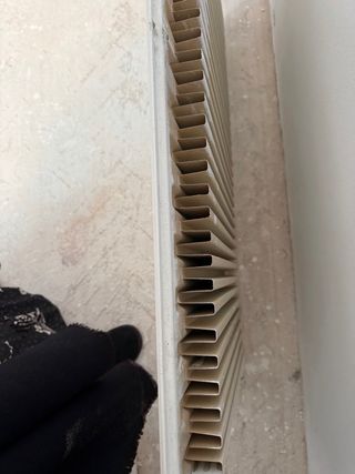 Radiador blanco 90x60 desmontado