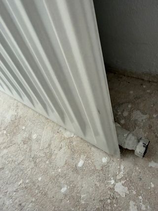 Radiador blanco 90x60 desmontado