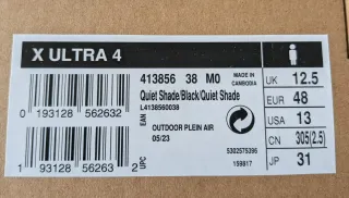 Zapatillas de montaña Salomon X Ultra 4 talla 48