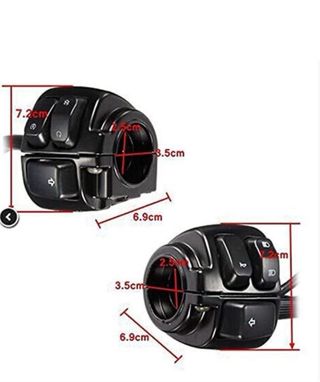 Piñas Harley Davidson Cruiser Negras