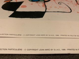 Láminas Arte Joan Miró (1996)