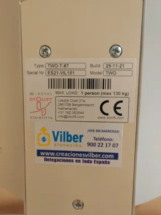 [2021] Silla salvaescaleras tramo curvo