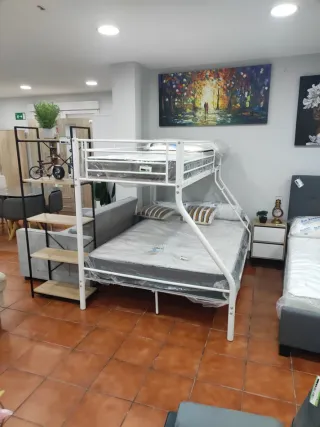 Litera Matrimonio Metal Blanca