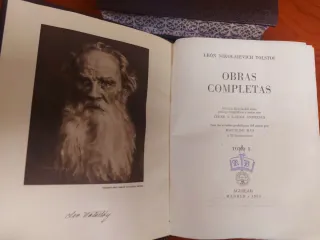 Tolstoi Obras Completas. Aguilar, 1ª edición, 1955