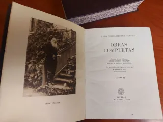 Tolstoi Obras Completas. Aguilar, 1ª edición, 1955