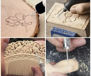 Fresa dremel  tallado de madera