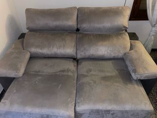 Sofá 2 a 3 plazas Gris Alta-Gama