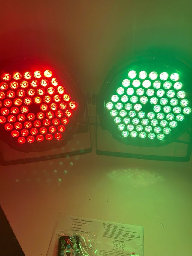 x2 FOCOS PAR 60 LEDS 150W DJ LIGHTS