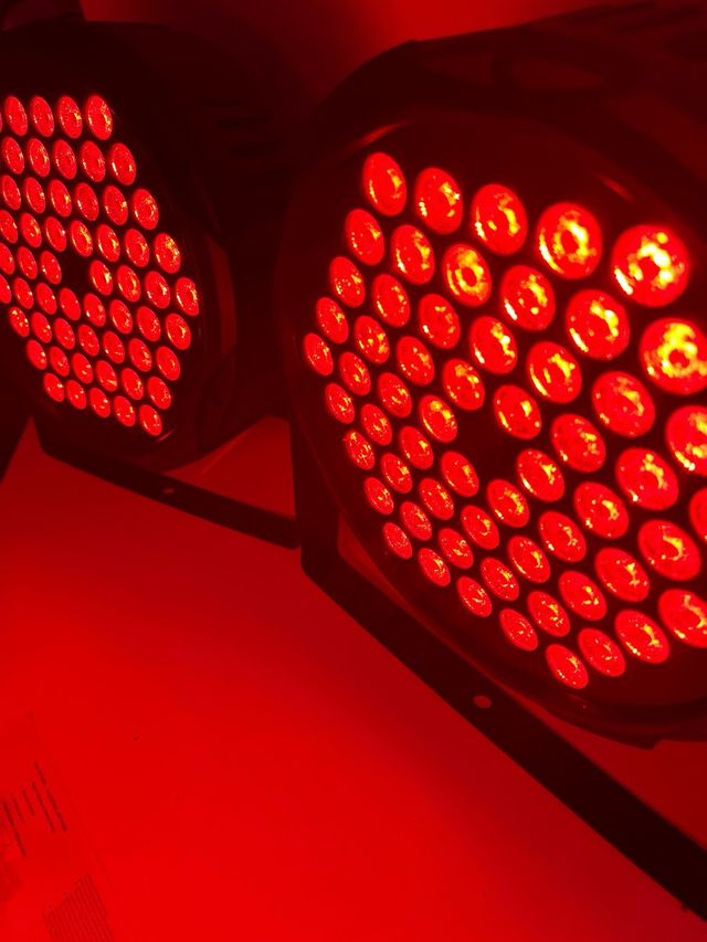 x2 FOCOS PAR 60 LEDS 150W DJ LIGHTS