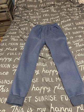 Chándal azul con franela interior